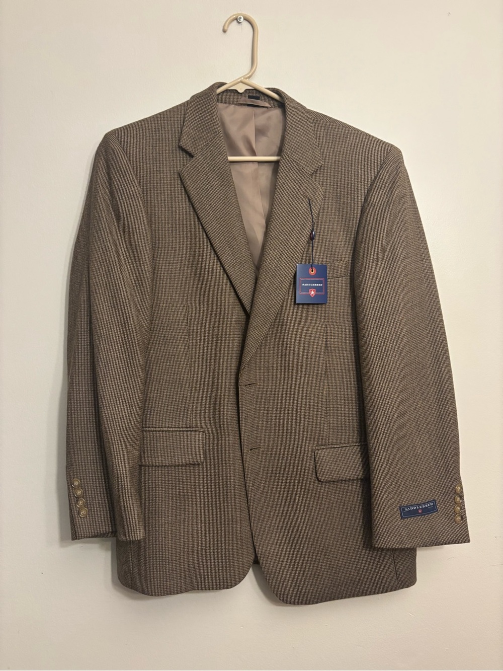 Saddlebred Brown Textured Sport Coat
